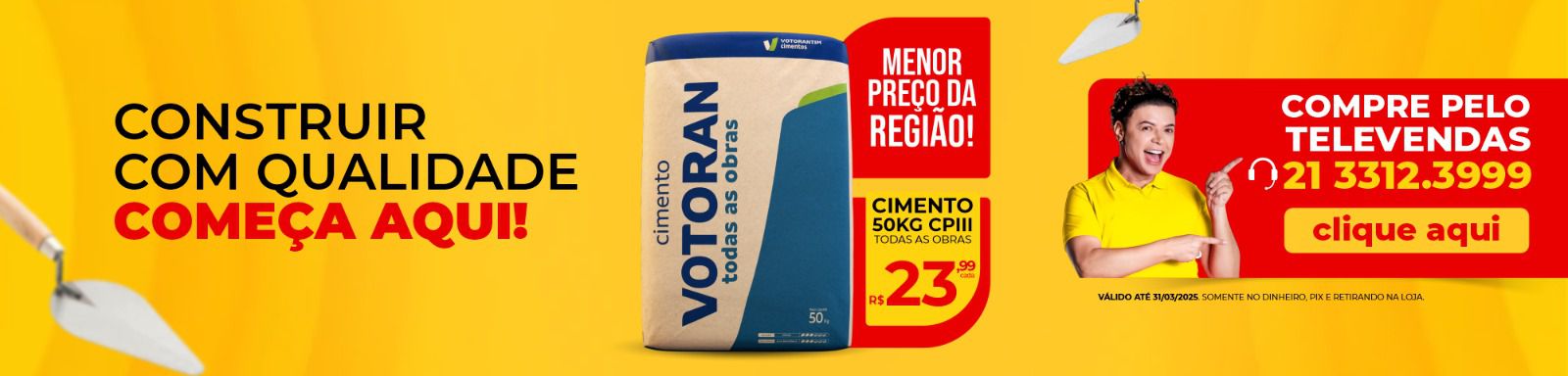 Cimento Televendas WhatsApp
