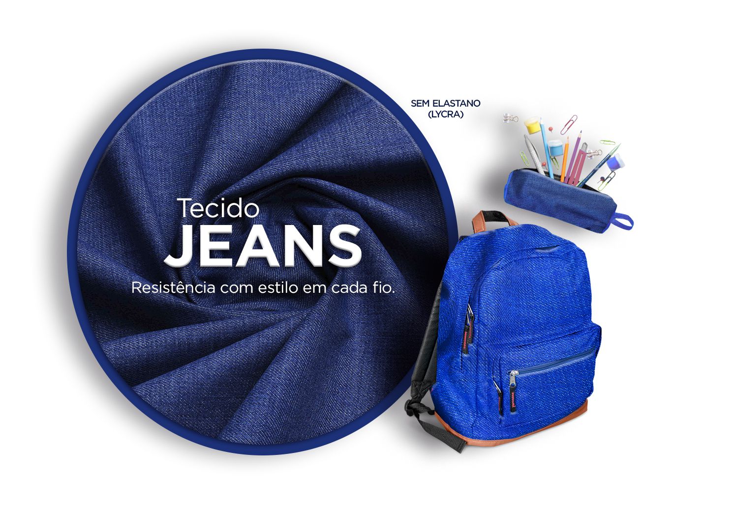 Jeans resistente, versátil, ideal para calças, jaquetas, saias, bolsas e decoração rústica