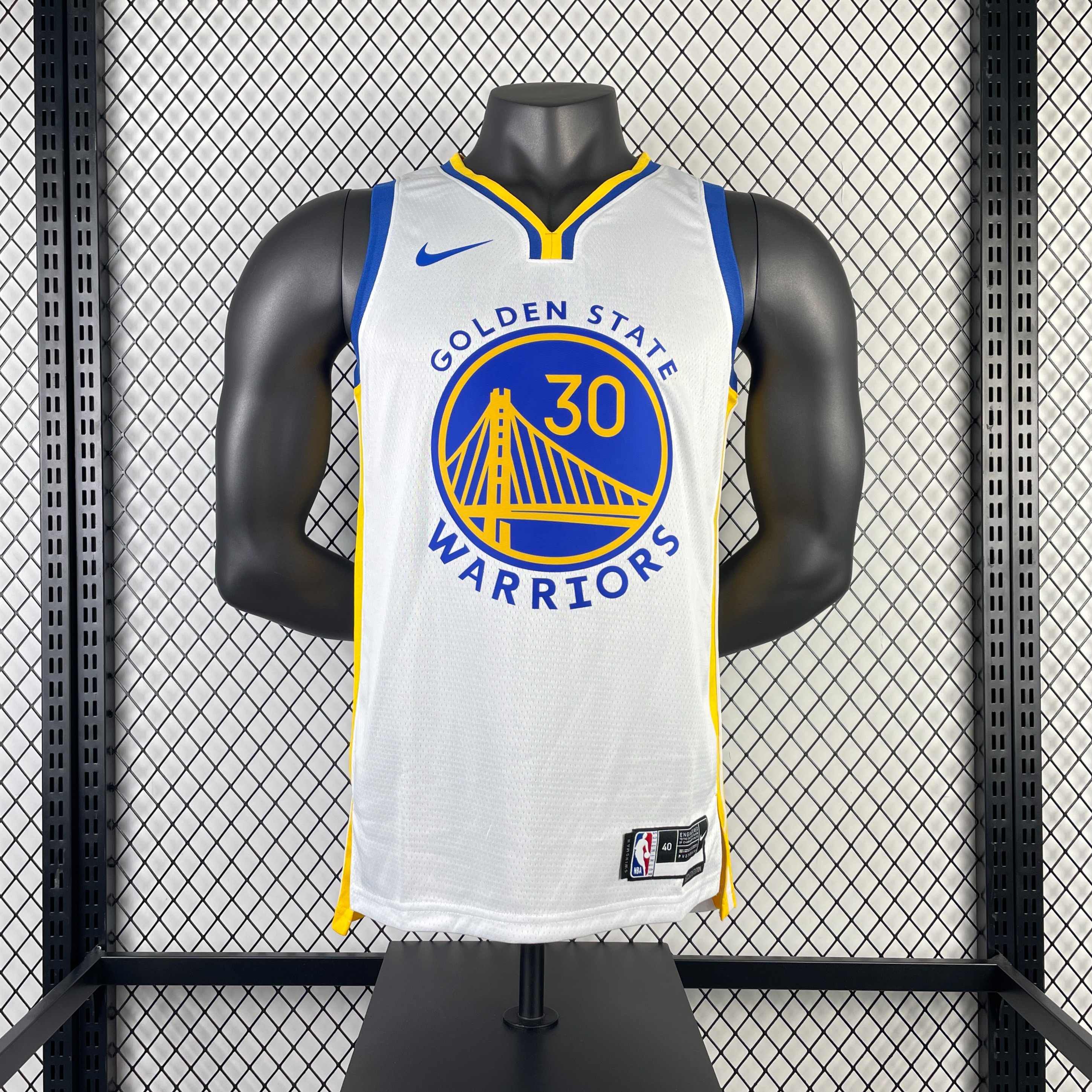 Nba Golden State Warriors - Curry #30 - Branca - Jogador Silk