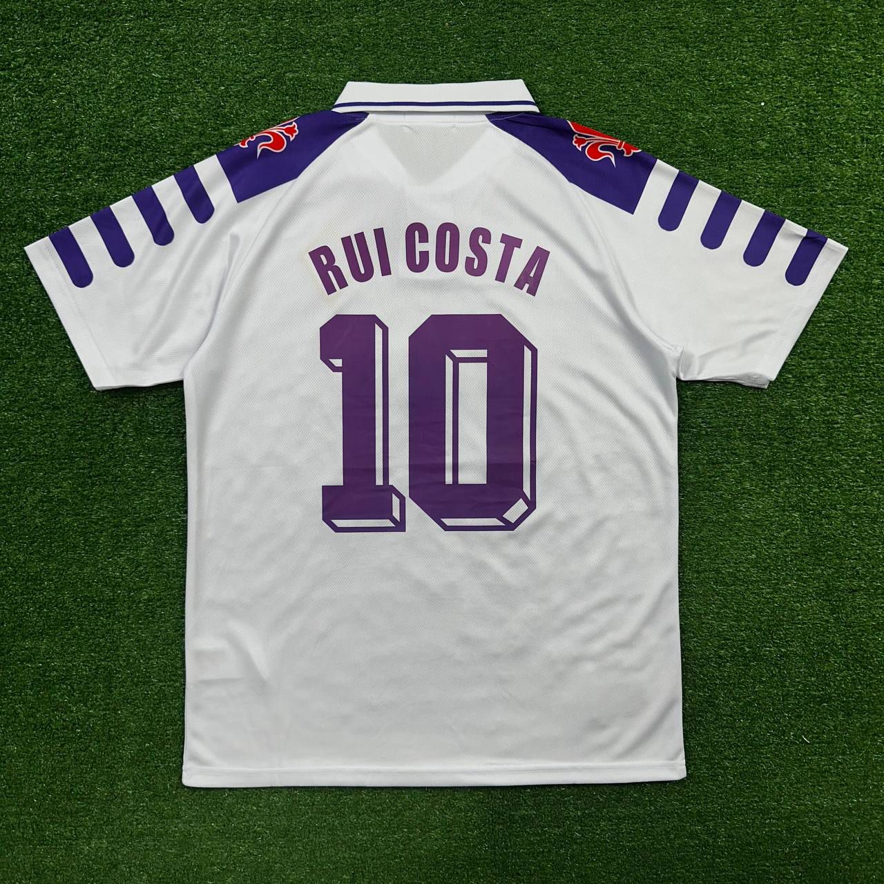Camisa Retrô Fiorentina II Away 98/99 - Rui Costa #10 - Branca