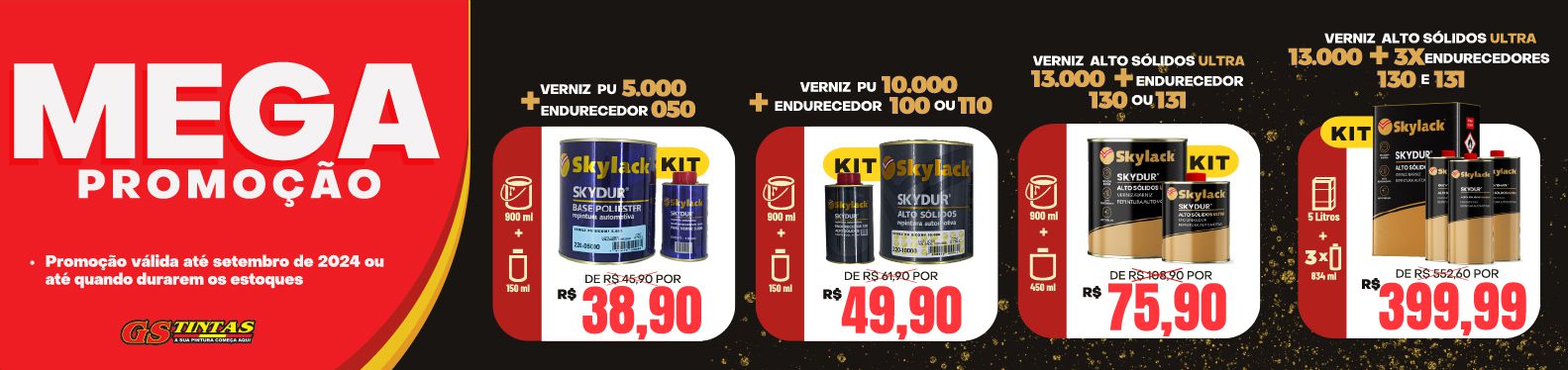 Promoção Vernizes Skylack (até 09/2024)