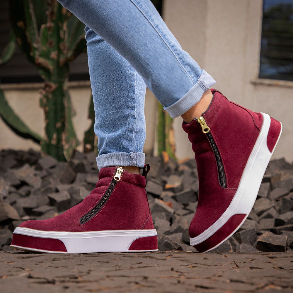Tenis botinhas femininas discount