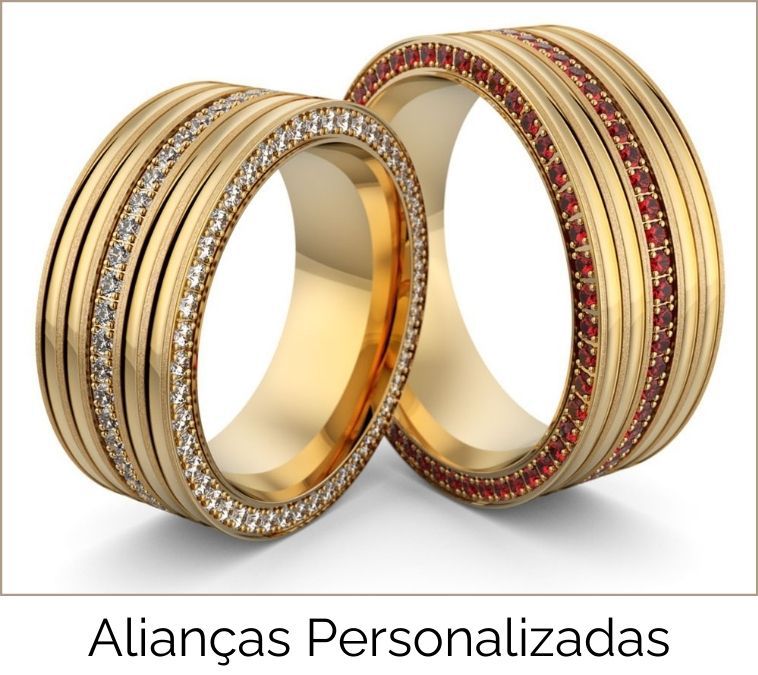 alianças personalizadas