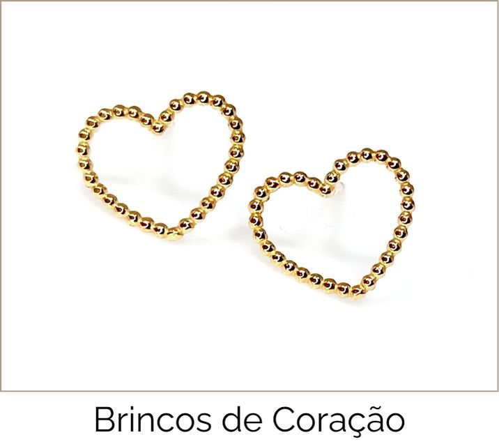 Brincos de coração