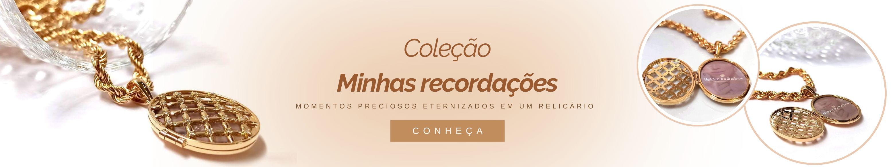 Relicário coleção minhas recordações