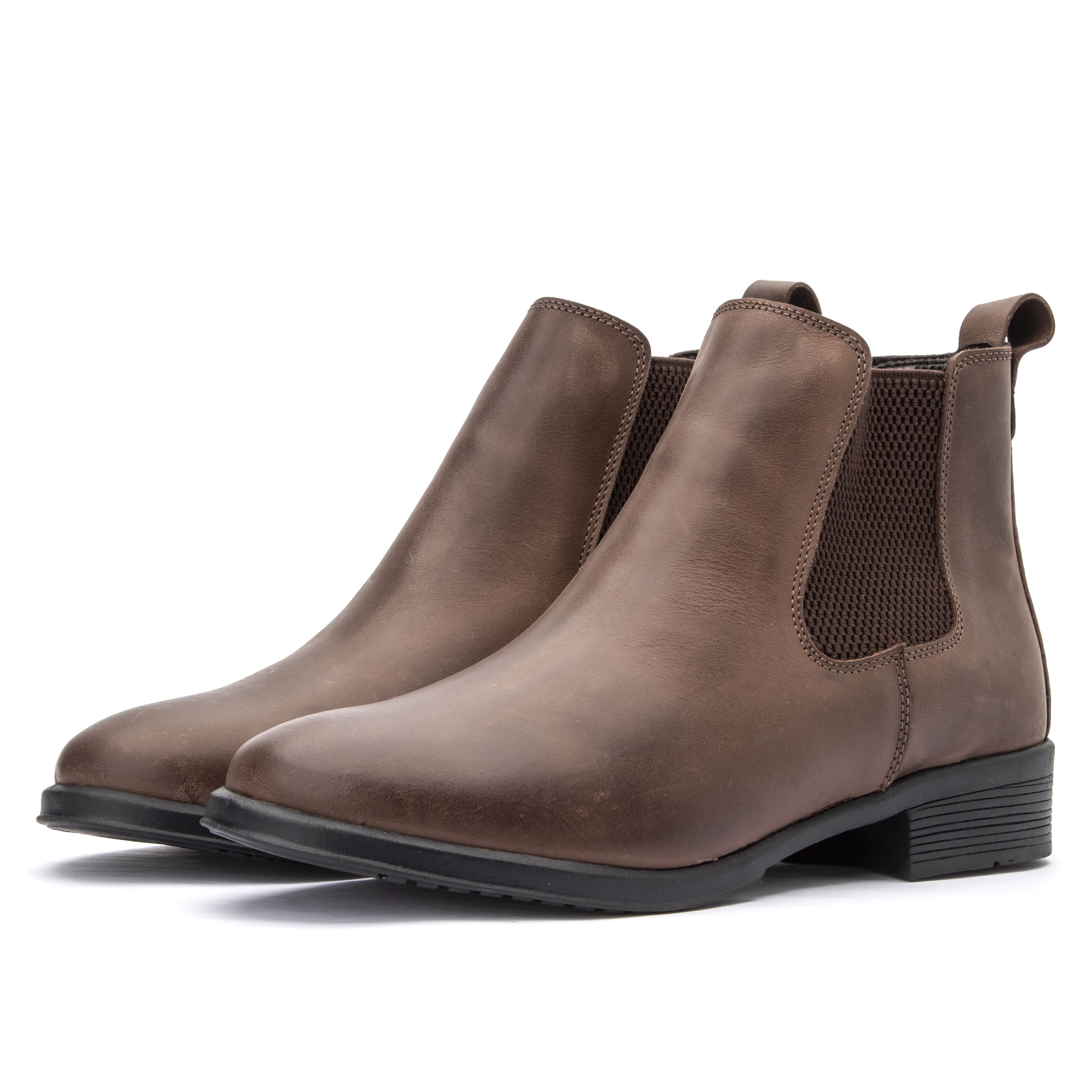 Bota chelsea sales feminina marrom