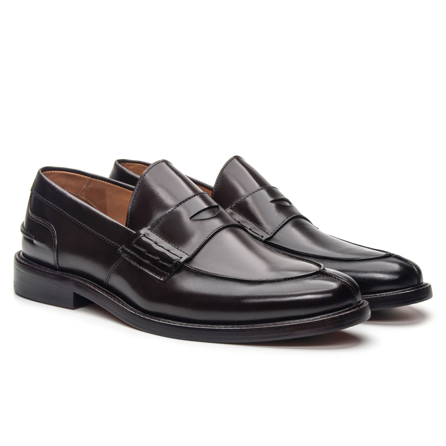 Loafer Sapato CafÃ© Sapato Masculino Ancona Café JACOMETTI