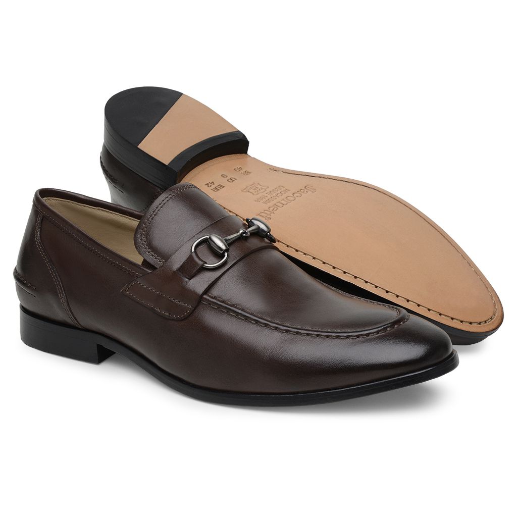 Mocassim de couro hot sale