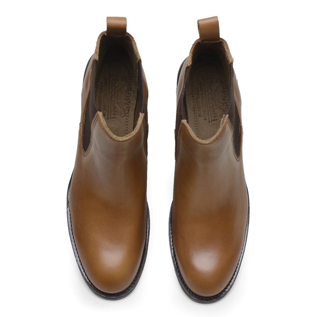 Bota chelsea cheap feminina caramelo