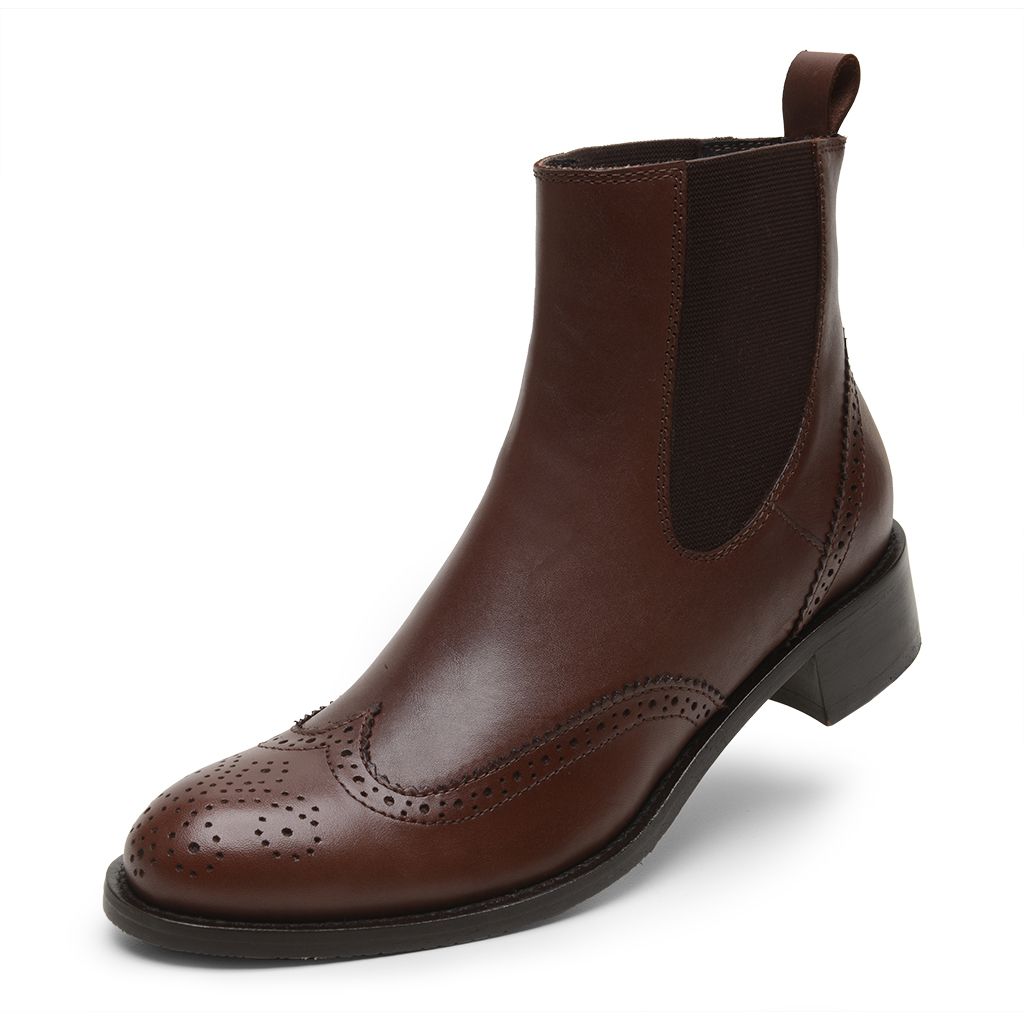Bota brogue feminina discount