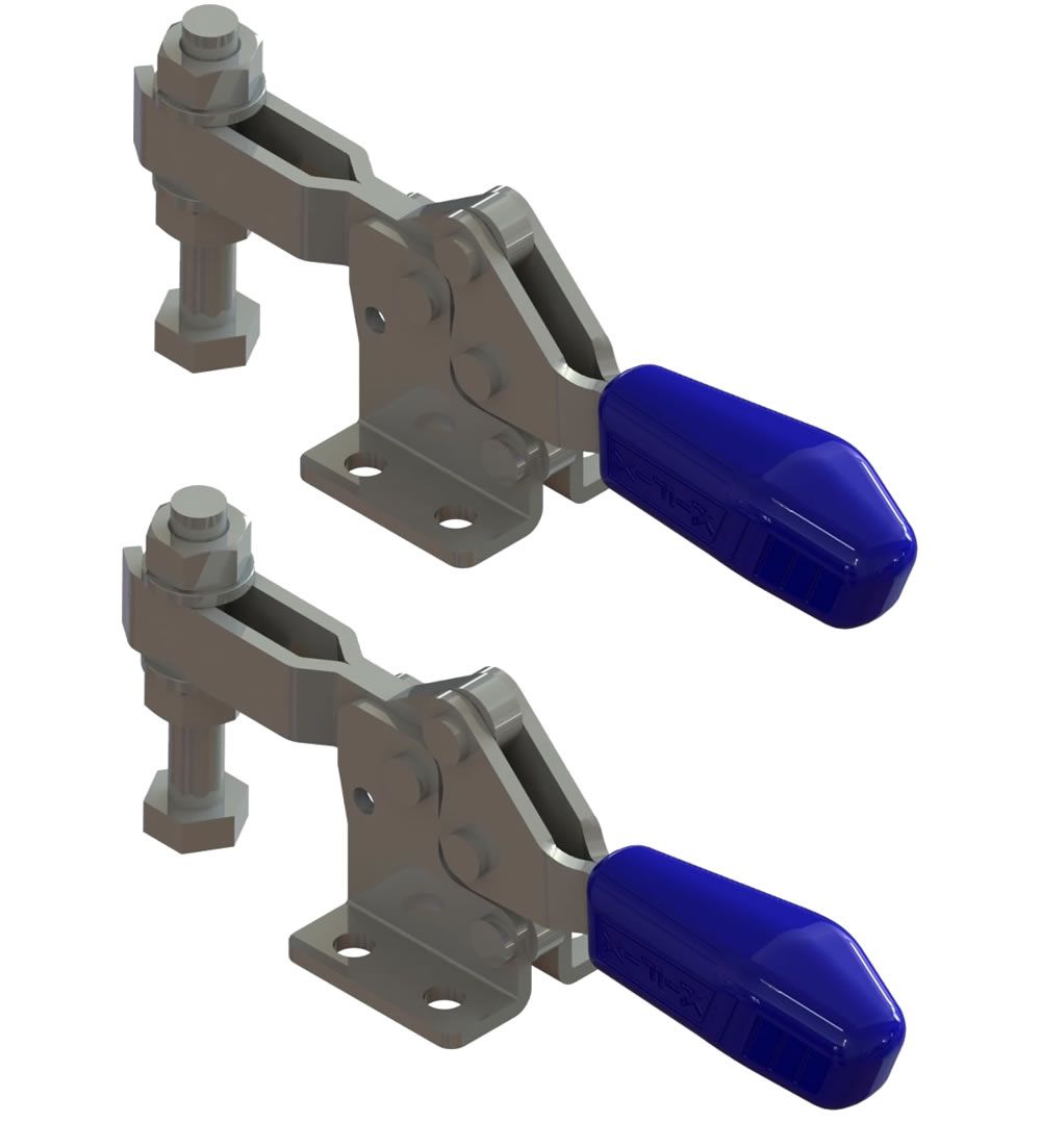 Kit 2 Peças Grampo de Aperto Rápido Horizontal KIFIX KF106 D 70Kgf