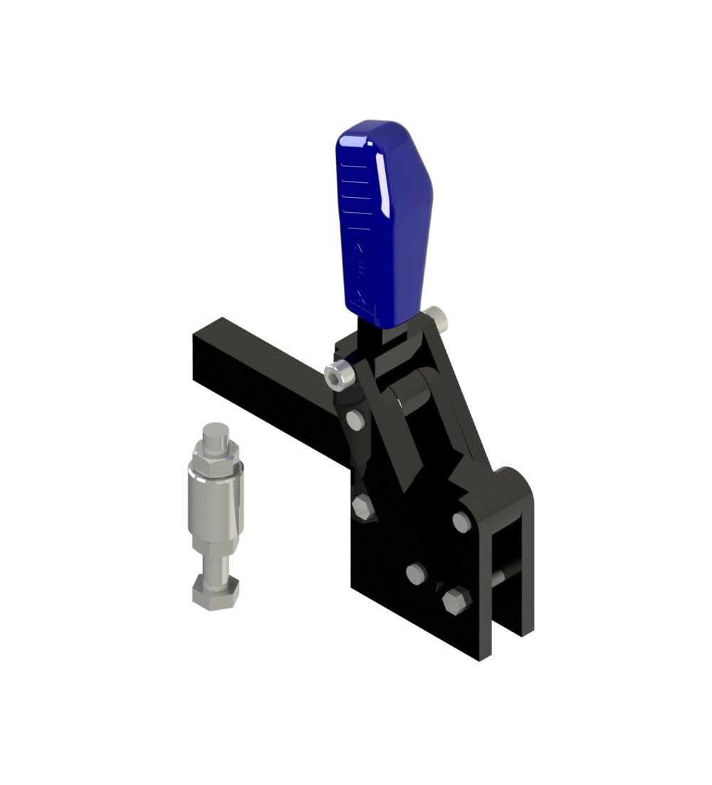 Grampo de Aperto Rápido Vertical KIFIX KF845 1150Kgf 100% Nacional