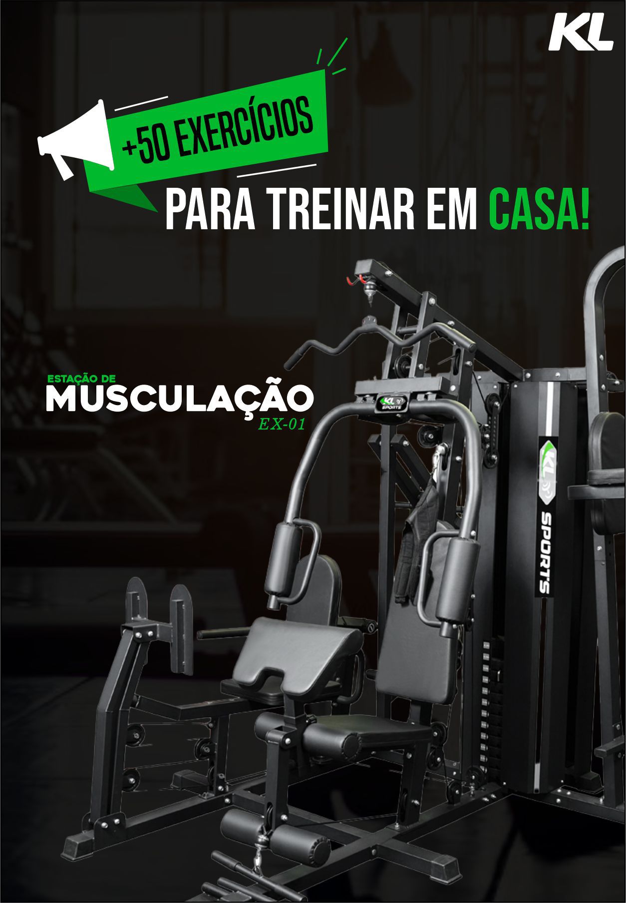 Estação de Musculação KL Sports EX-01
