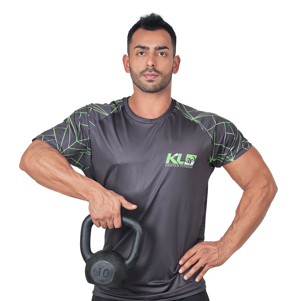 Kettlebell 10Kg Pintado de Ferro Fundido para Musculação em Academia