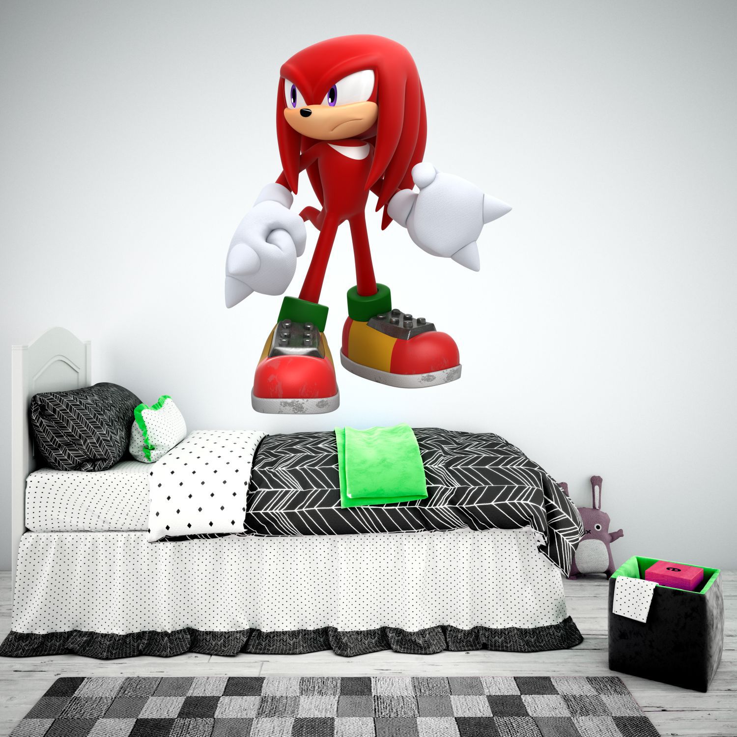 Adesivo Parede Decorativo Sonic - Personagem Knuckles the Echidna