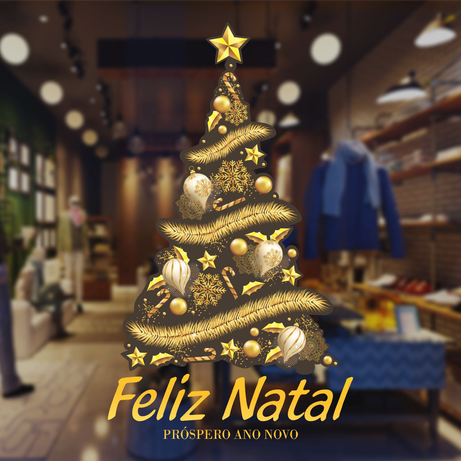 Quadro Placa Decorativa Natal - Feliz Natal e Ano Novo em Promoção