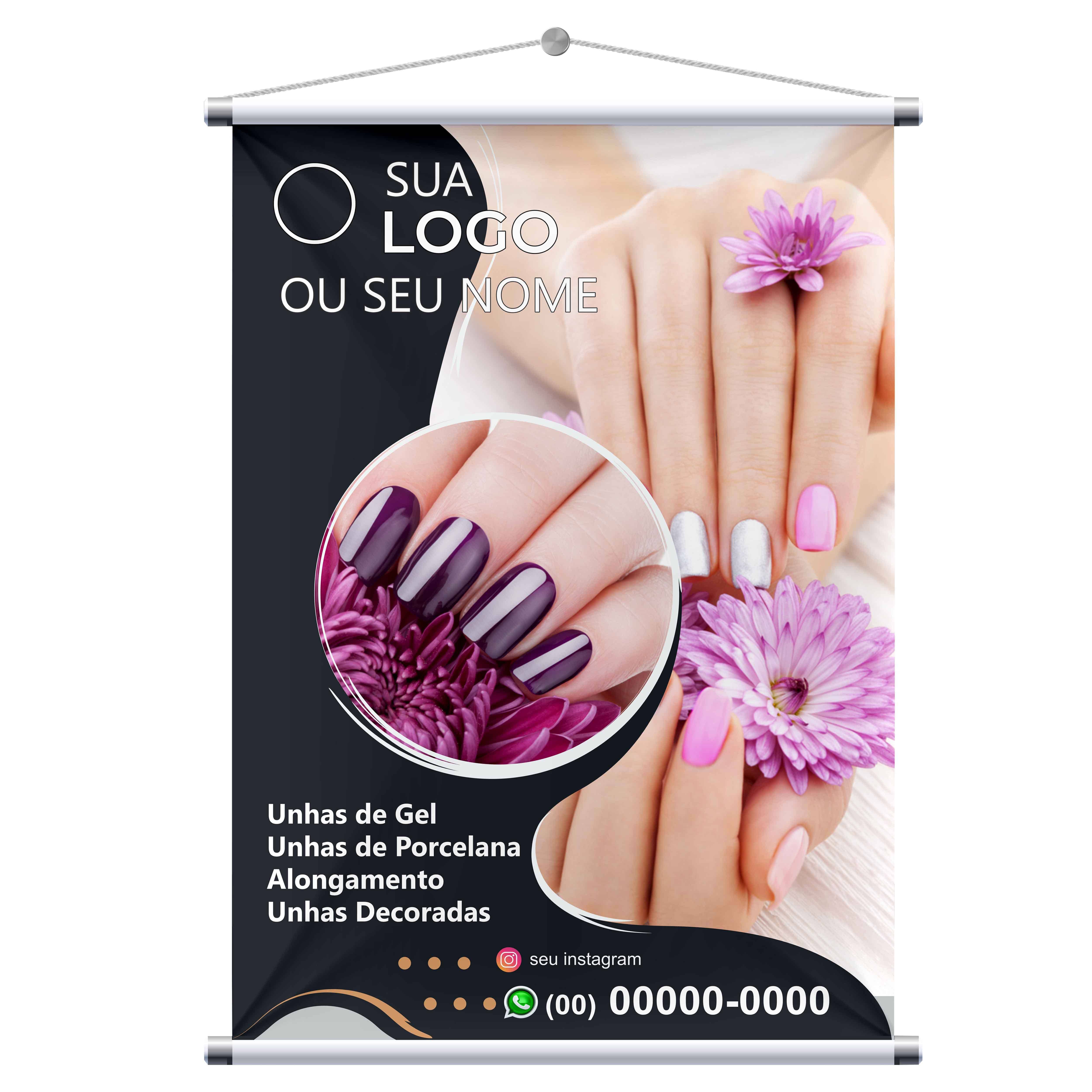 Banner manicure pedicure | KRadesivos