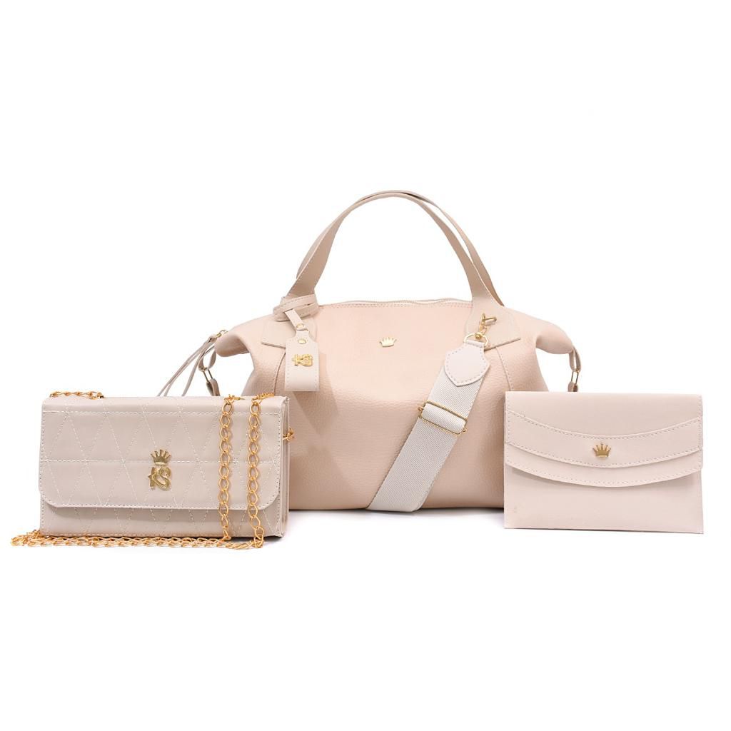 Kit Bolsa Feminina Castelo Off White Coleção Prada - Zuí Brasil