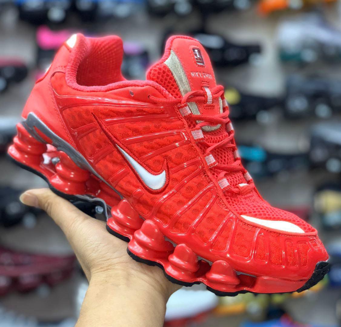 Nike shox cheap tl rouge