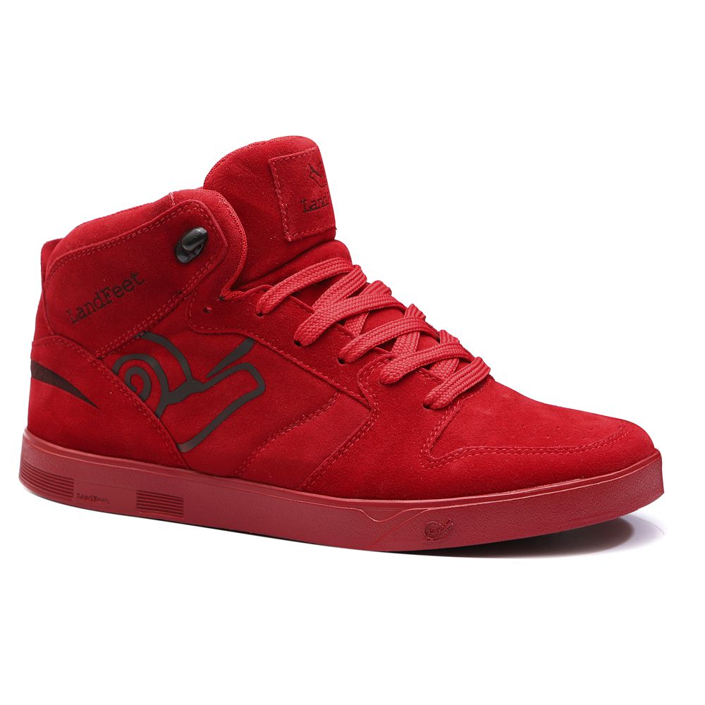 Tenis top skate vermelho