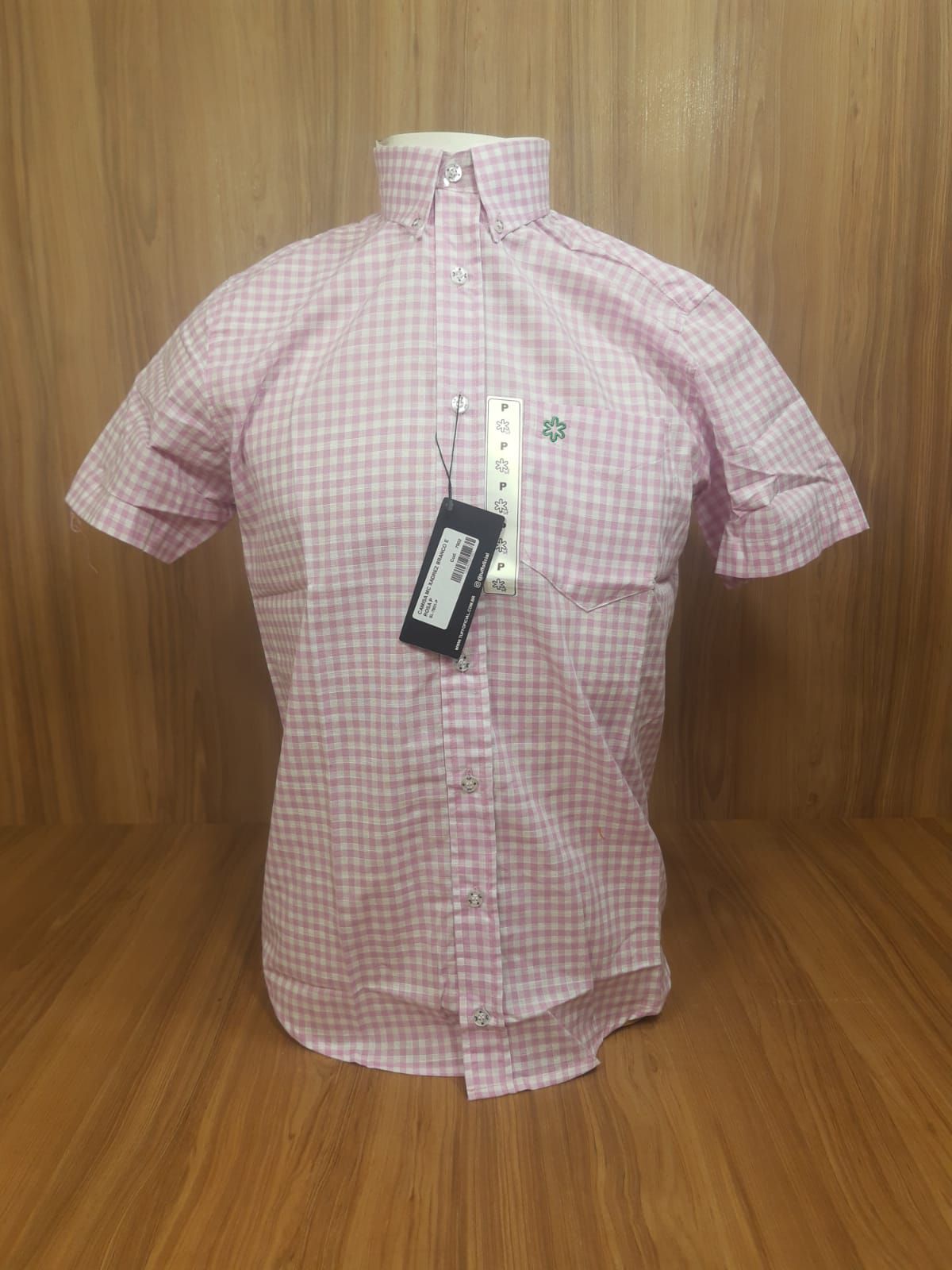 Camisa Xadrez Fashion (kin18) Algodão 6005 Trabalho