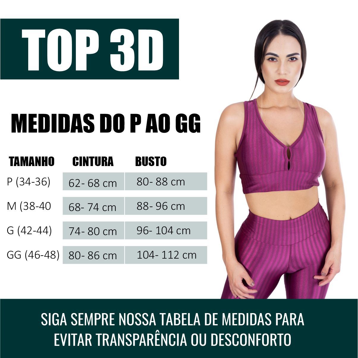 Top Fitness Nadador Plus Size Com Bojo Removível Ikat 3D - Físico