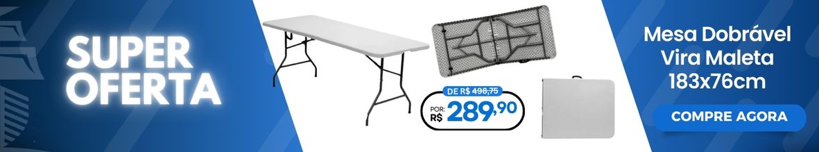 Super oferta - Mesa 183 x 76 cm 