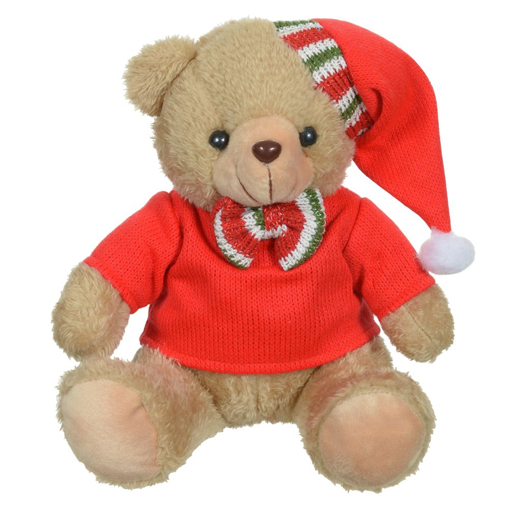 Urso Xadrez Tocando Tambor Vermelho Decorativo Natal 23cm - Toque de Classe  - Decoração de Natal para Casa - Magazine Luiza