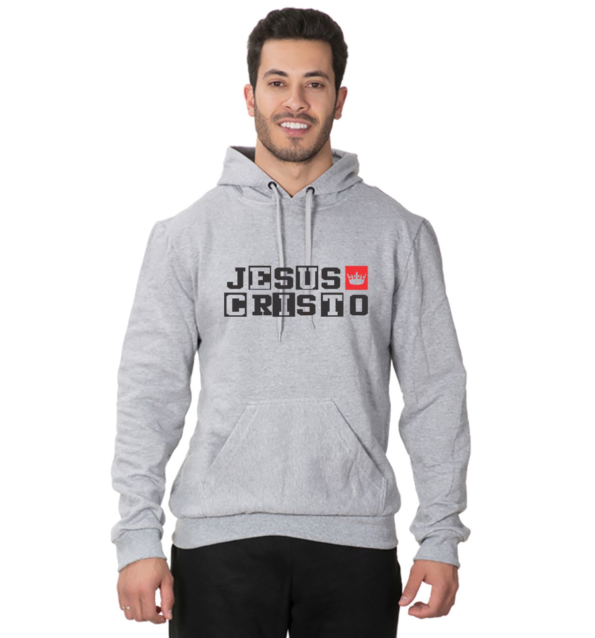Moletom bordo shop com cinza