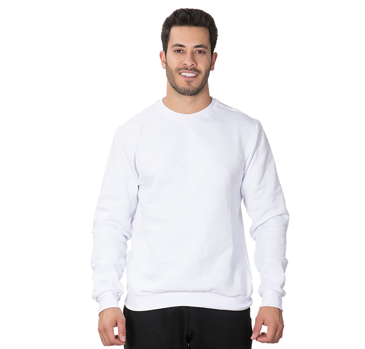 Moletom branco cheap liso com capuz