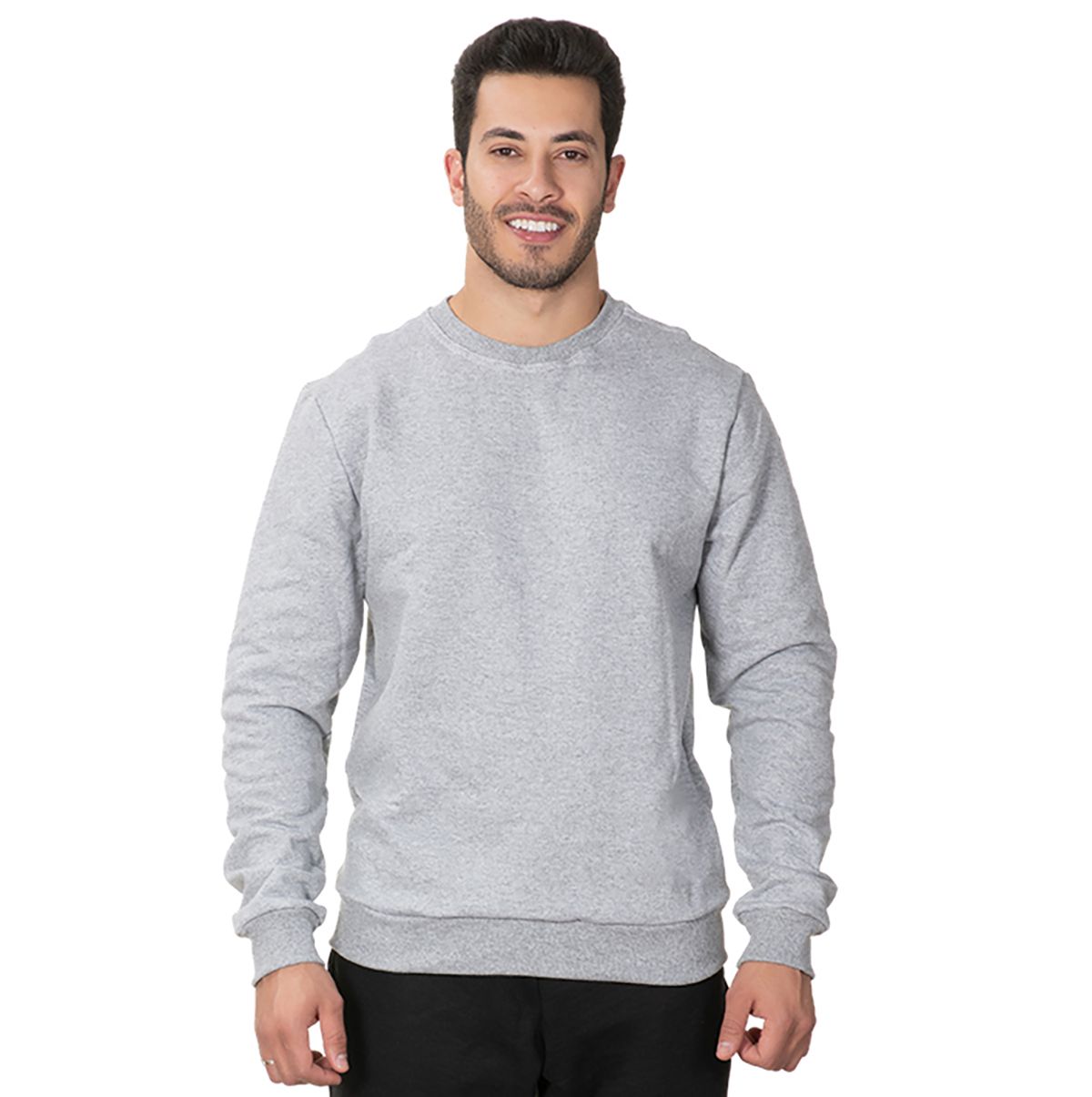 Moletom 2025 liso cinza