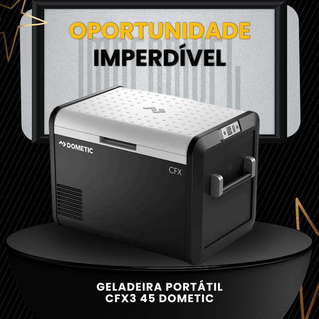 GELADEIRA PORTÁTIL AUTOMOTIVA CFX345 12V/24V E 110V/220V | LOJA DOMETIC