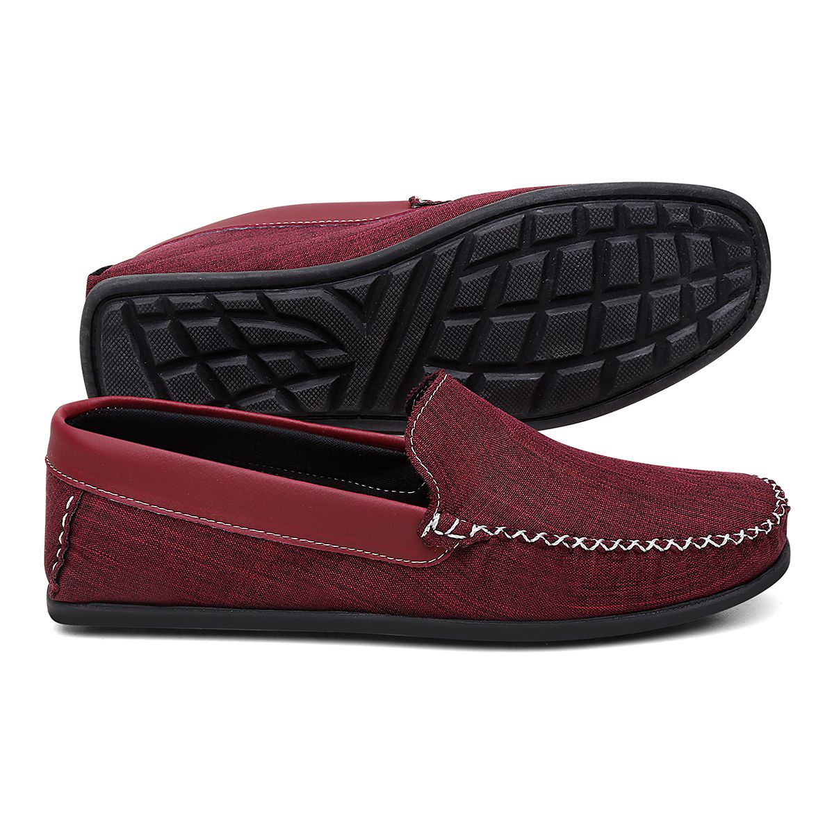 Drive Mocassim Masculino Vermelho | IDEN SHOES