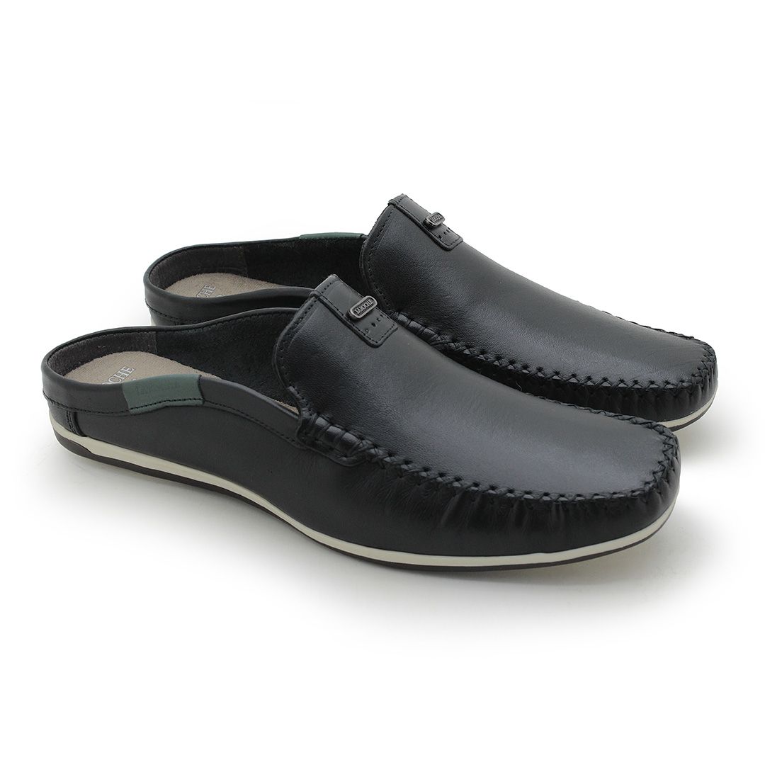 Mule couro hot sale dumond