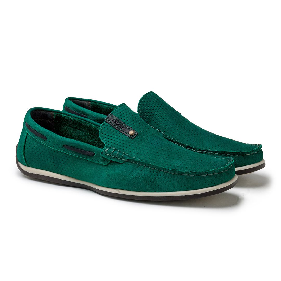 Mocassim masculino store verde