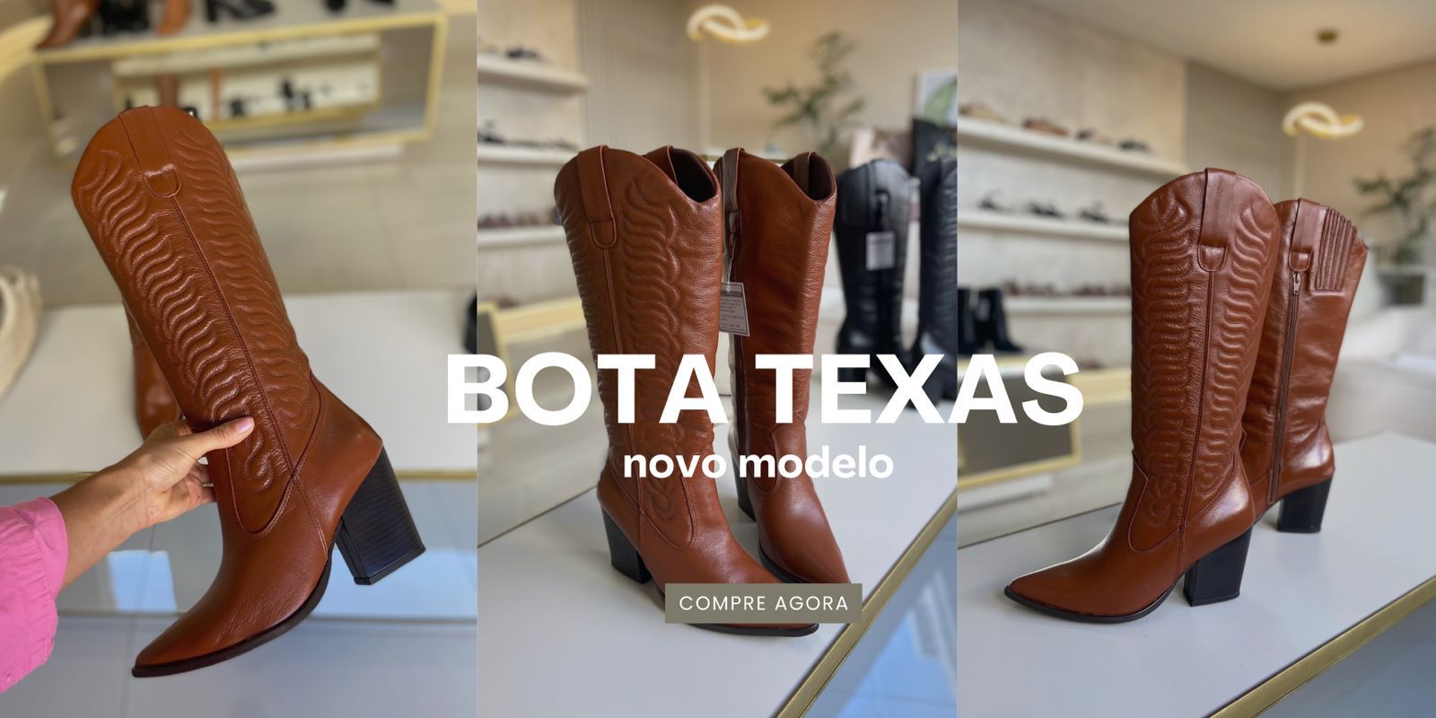 Botas COURO LEGÍTIMO