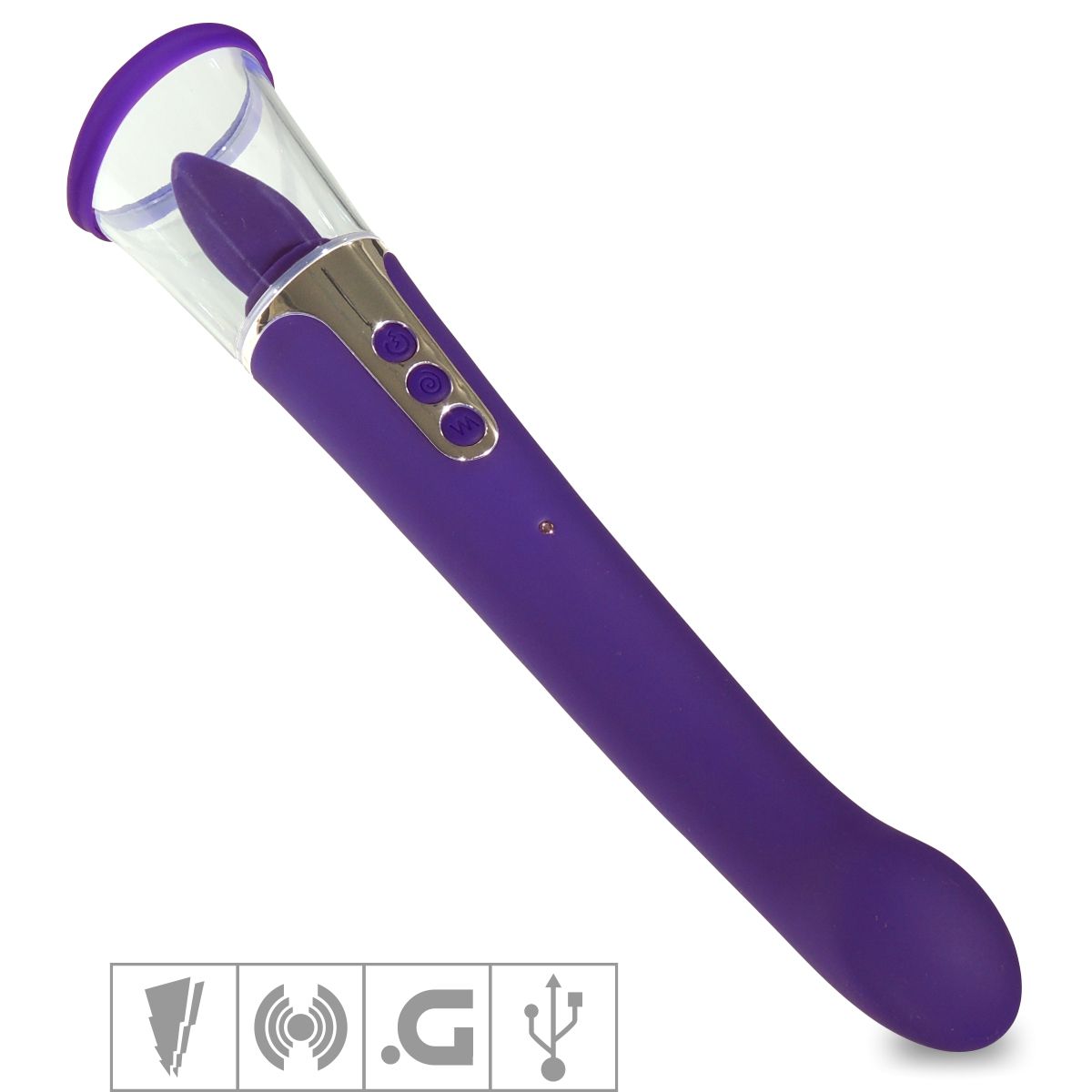 ESTIMULADOR VIBRANTE ALCANÇAR AO REDOR EM SILICONE main image 0