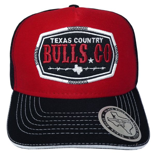 Boné Country Black Bulls M06 | Atacado Selaria Pinheiro