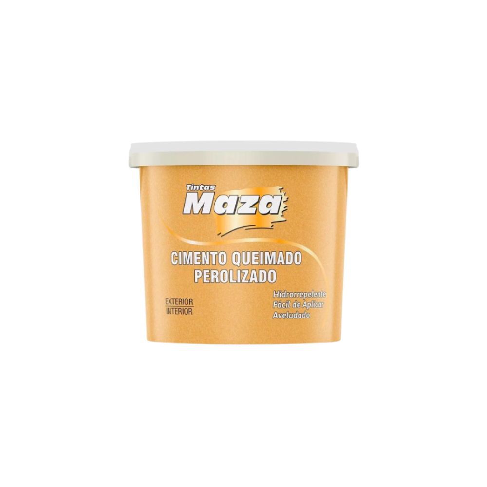 Efeito Cimento Queimado Perolizado Maza 1,2kg | Luidar Tintas
