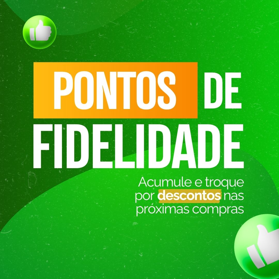 Acumule pontos e troque por desconto em suas compras!