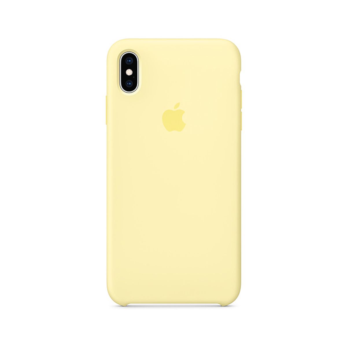 Capa iPhone 12 Pro Max Silicone Aveludada Amarela