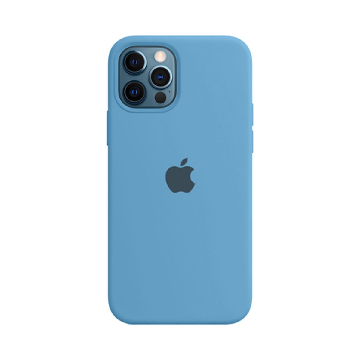 CASE CAPINHA IPHONE 12 PRO MAX SILICONE AZUL | MCELL IMPORT