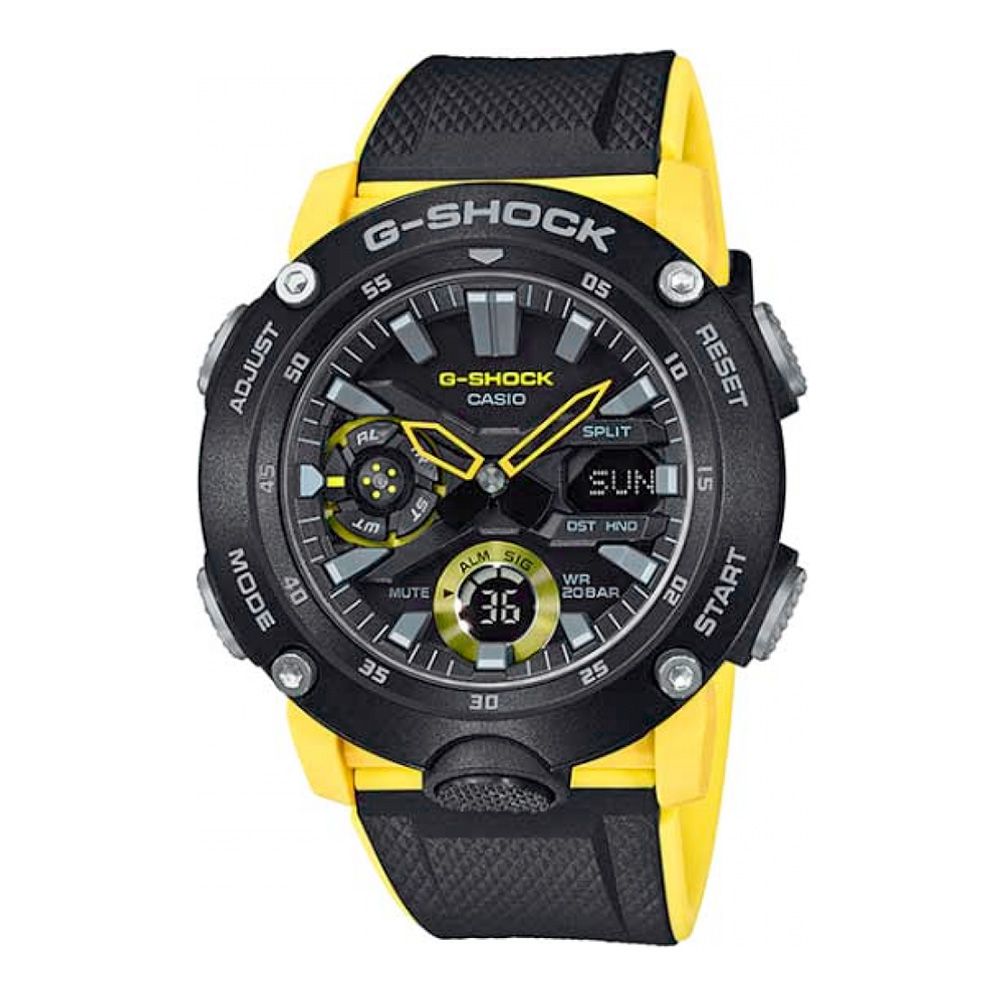 時計 G-SHOCK GA-2000-1A9DR Relogio G-Shock Masculino Carbon Core Guard GA-2000-1A9DR