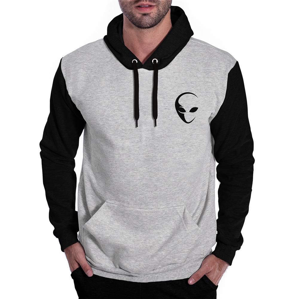 Moletom Alien ET Masculino Canguru Raglan Benellys Loja Oficial