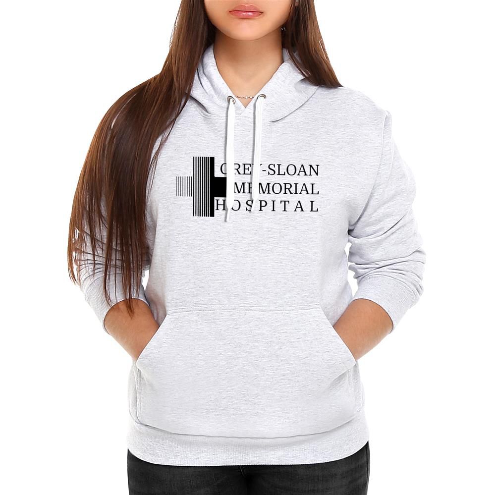 Moletom Grey s Anatomy Sloan Feminino Canguru Cinza Claro