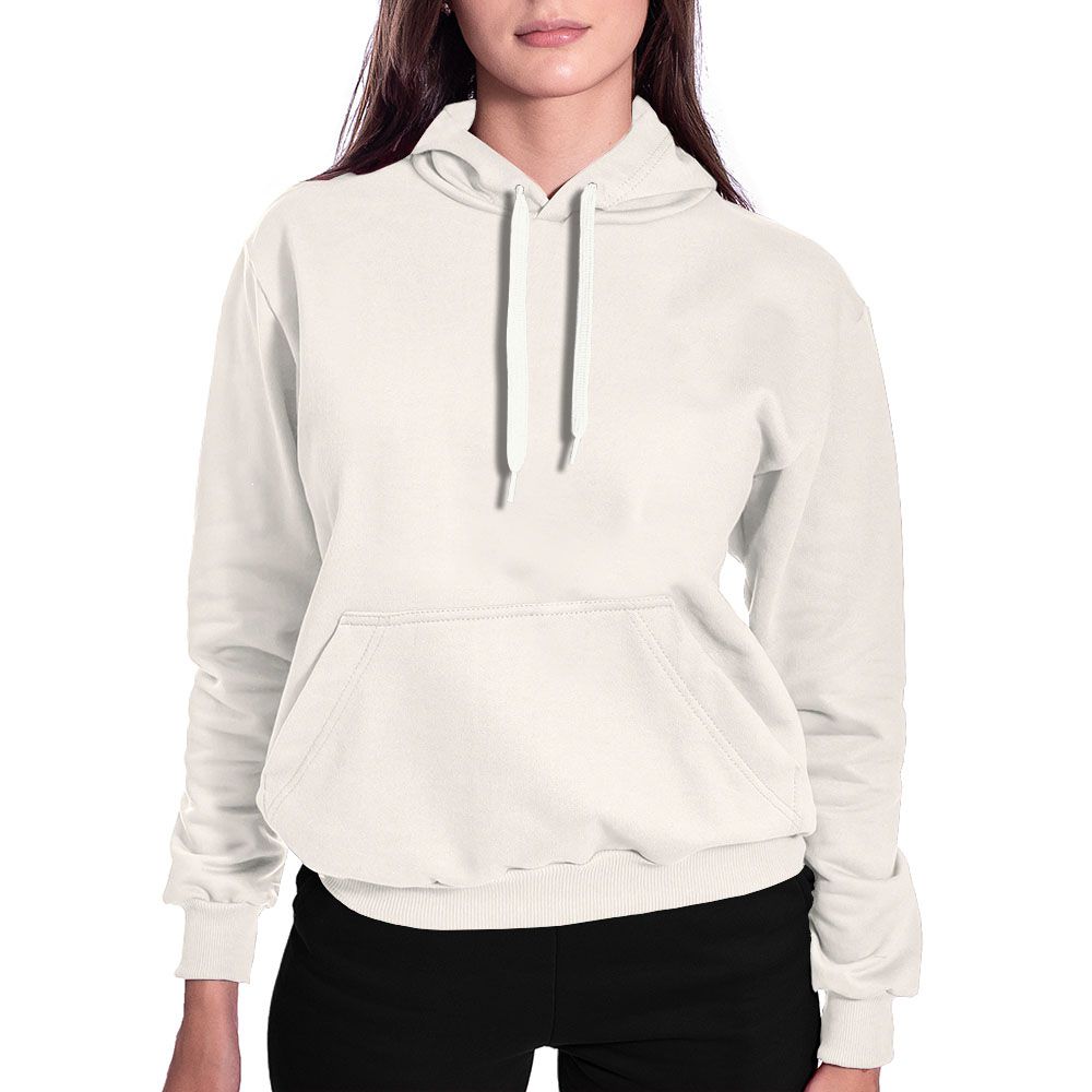 Moletom liso branco hot sale