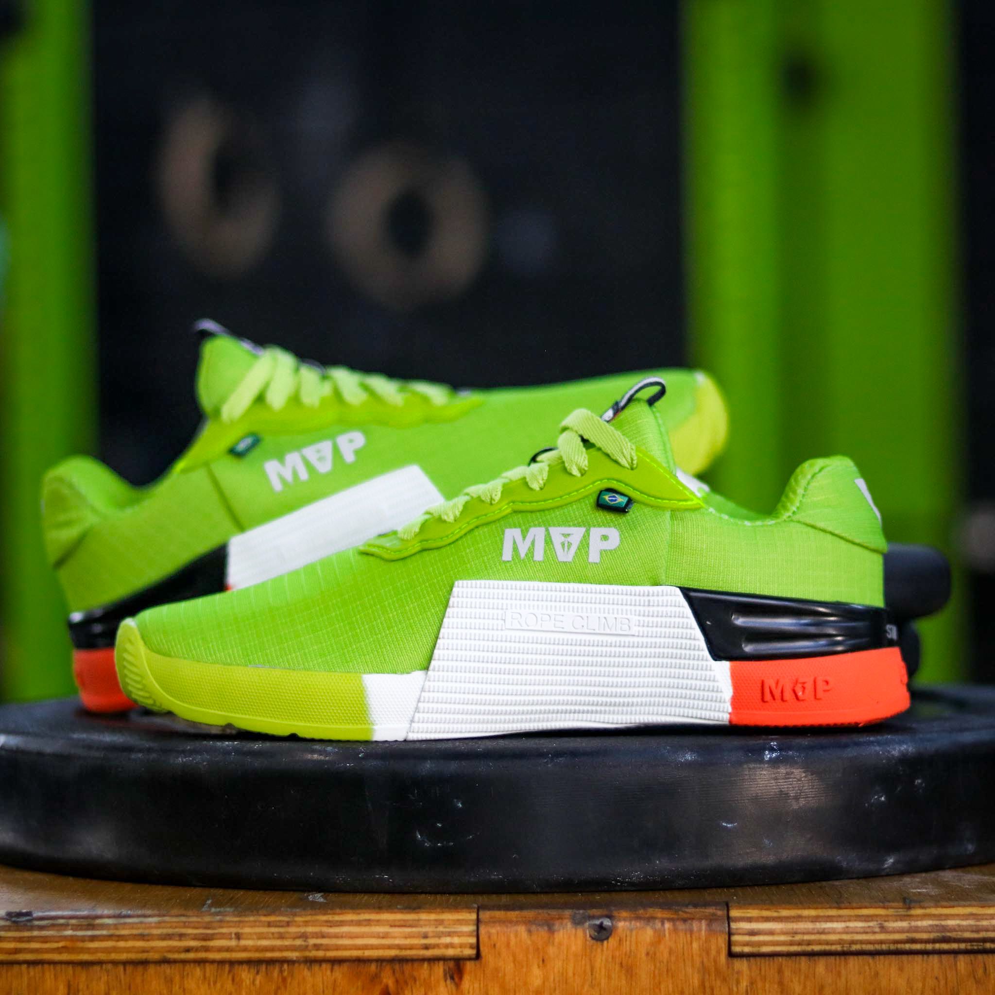 Tênis MVP Cross Training 5x5 - Green Orange | MVP Fitness - Loja