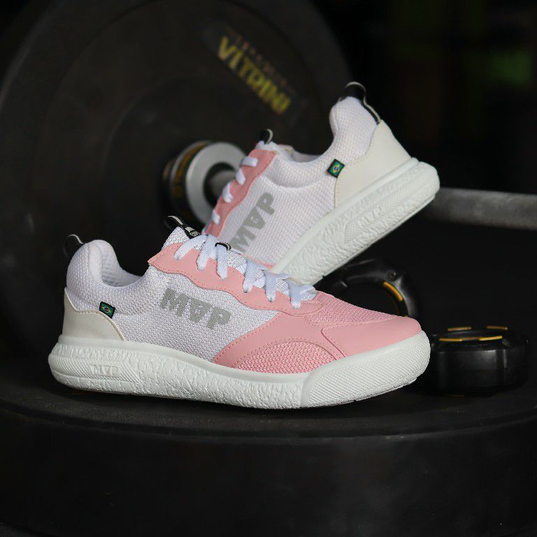 Tênis MVP Feminino Rx Fly - Salmon White | MVP Fitness - Loja Oficial