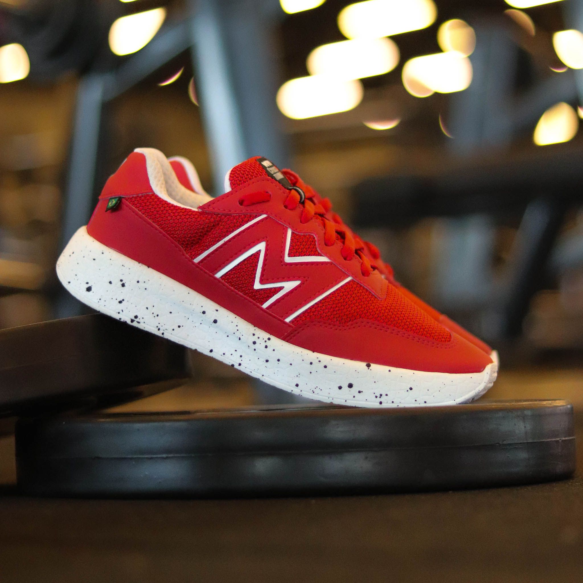 Tenis MVP para treino Xtep Run II - Red | MVP Fitness - Loja Oficial