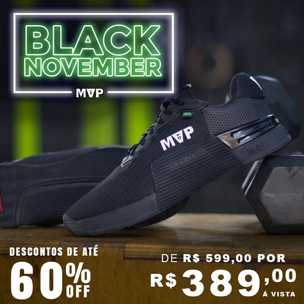 Tênis para Cross 5x5 - All Black | MVP Fitness - Loja Oficial